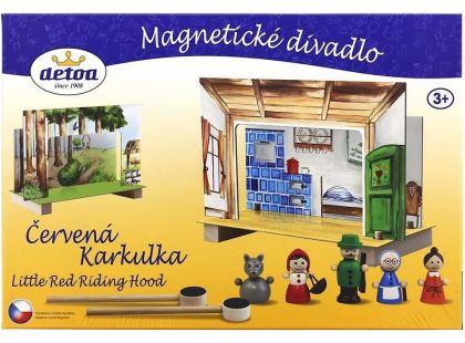 Detoa Divadlo Červená Karkulka magnetické Detoa Divadlo Červená Karkulka magnetické