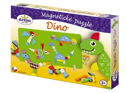 Detoa Puzzle magnetické Dino 44 dílků