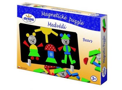 Detoa Magnetické puzzle medvědi Detoa Magnetické puzzle medvědi