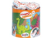 Dětská razítka s příběhem Aladine Stampo Minos, 10 ks Dinosauři