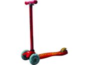 Dětská tříkolová koloběžka svítící  - červená - Poškozený obal