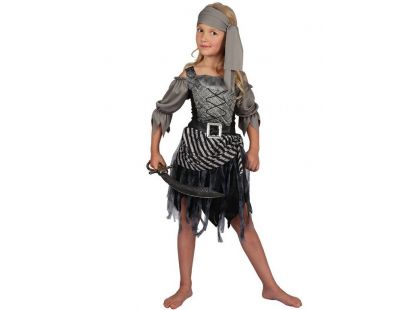 Dětské šaty na karneval pirátská dívka 120-130 cm