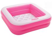 Dětský bazének čtverec Intex 57100 - Růžová