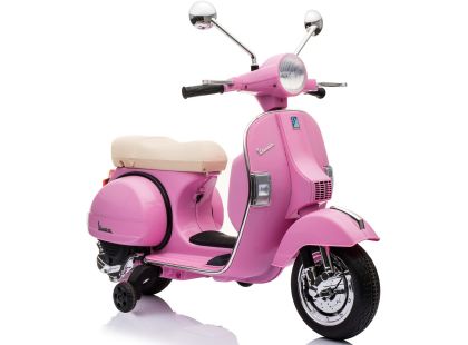 Dětský elektrický skútr Vespa PX150 růžový
