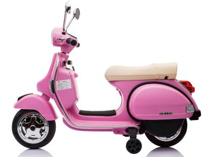 Dětský elektrický skútr Vespa PX150 růžový