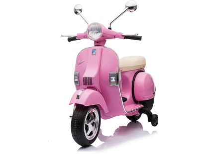 Dětský elektrický skútr Vespa PX150 růžový
