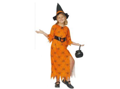 Dětský kostým Čarodějka 110-120 cm