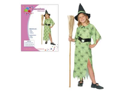 Dětský kostým Čarodějka 120-130cm