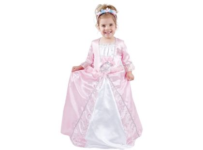 Dětský kostým Princezna růžová 3-4 roky