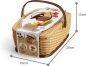 Dětský piknikový košík - Burger set 3