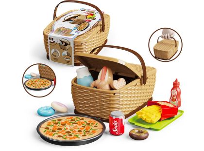 Dětský piknikový košík - Pizza set