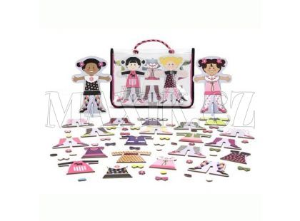 Dřevěné magnetické šaty pro dívky