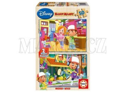 Dřevěné puzzle Handy Manny