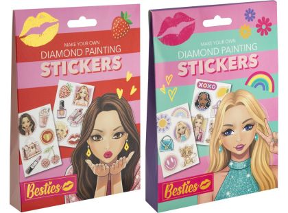 Diamantové malování Besties - samolepky 2 druhy
