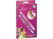Diamantové malování Disney Princezny - výroba náramků 2 ks - Poškozený obal
