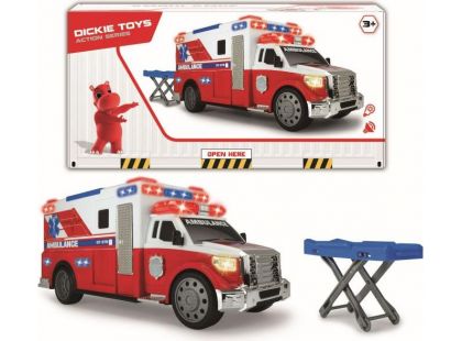 Dickie Action Series Ambulance 33 cm zvukový efekt