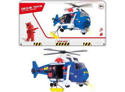 Dickie Action Series Záchranářský vrtulník 41 cm zvukový efekt