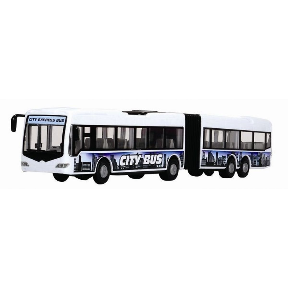 Dickie Autobus City Express Bus - Bílo-modrá