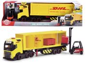 Dickie DHL nákladní auto Volvo FH 16 s vysokozdvižným vozíkem 35 cm