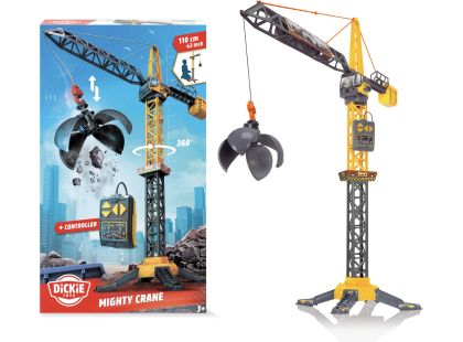 Dickie Jeřáb Mighty Crane 110 cm, na kabel - Poškozený obal