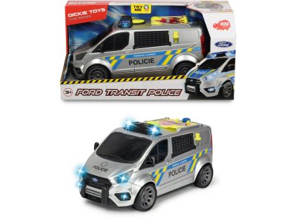 Dickie Policejní auto Ford Transit, česká verze