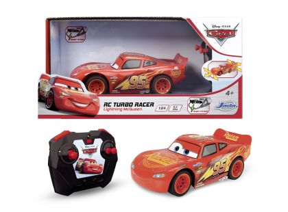 Dickie RC Cars 3 Blesk McQueen Turbo Racer 1:24, 17 cm 2 kanály
