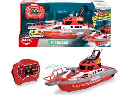 Dickie RC loď hasiči 37cm 3kan