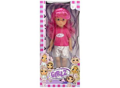 Dimian Bambolina 35 cm růžové vlasy