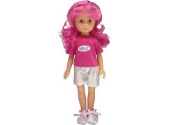 Dimian Bambolina 35 cm růžové vlasy