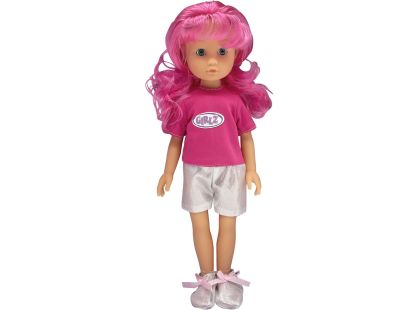 Dimian Bambolina 35 cm růžové vlasy