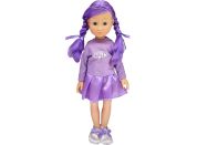 Dimian Bambolina 35 cm fialové vlasy