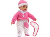 Dimian Panenka Bambolina Bebe 34 cm s 50 českými slovy růžové oblečení