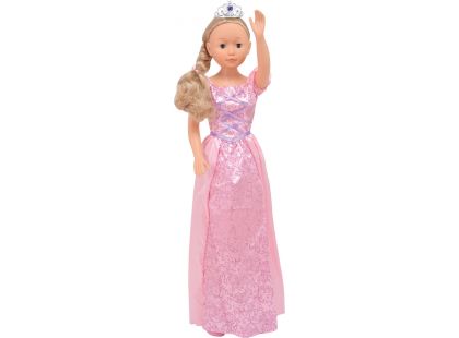 Dimian Panenka Bambolina Molly princezna 90cm - Růžové šaty