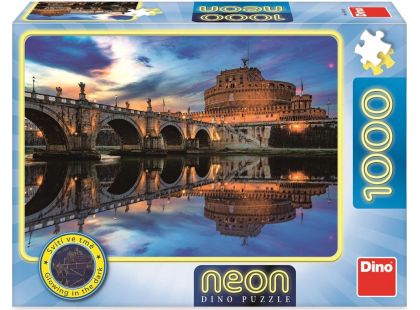 Dino Puzzle neon Andělský hrad 1000 dílků