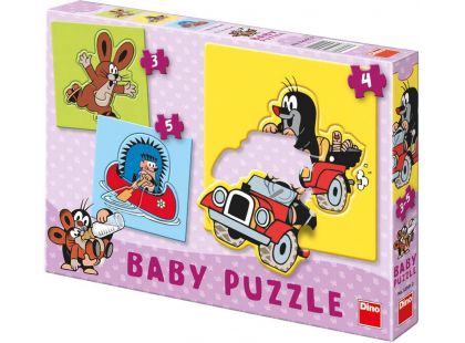 Dino Baby puzzle Krteček