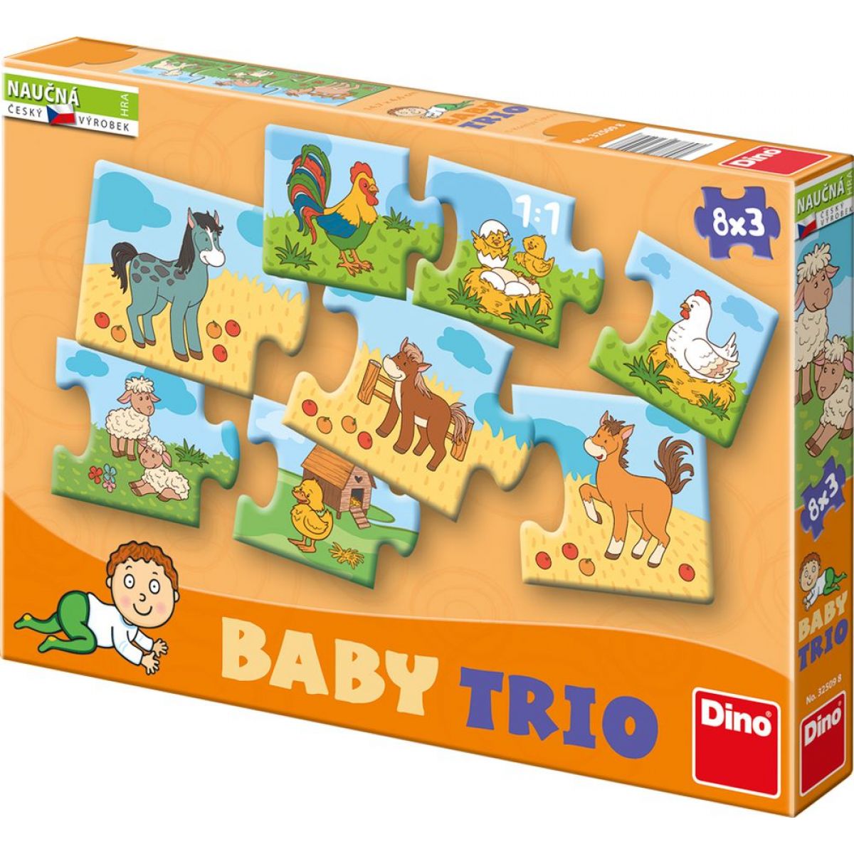 Dino Baby Trio rodina 24 dílků