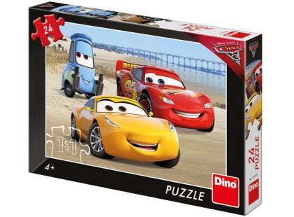 Dino Puzzle Cars 3 Na pláži 24 dílků