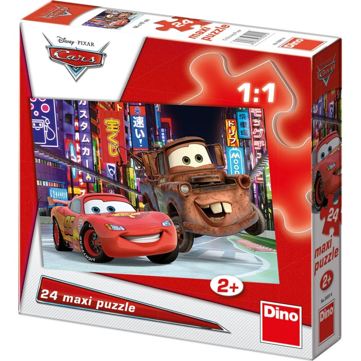 Dino Cars Puzzle Maxi Auta 2 24dílků