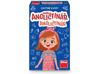 Dino Chytré Kvízy - Malý Angličtinář naučná hra