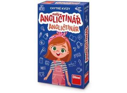 Dino Chytré Kvízy - Malý Angličtinář naučná hra