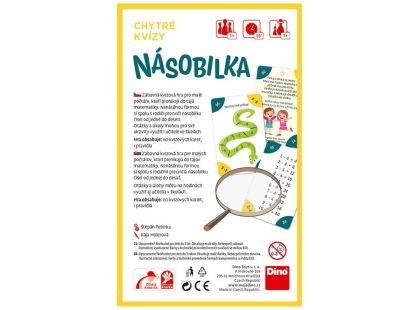 Dino Chytré Kvízy - Násobilka naučná hra