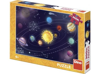 Dino Puzzle Sluneční soustava dětská 300 XL dílků