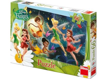 Dino Disney Fairies Puzzle Tanec s motýly 66dílků