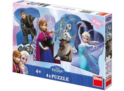 Dino Disney Frozen Puzzle Přátelé 4x54dílků