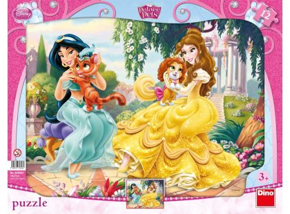 Dino Disney Princess Puzzle deskové Princezny 12dílků