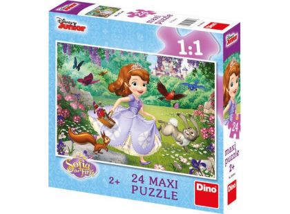 Dino Disney Princess Puzzle Maxi Sofie v parku 24dílků
