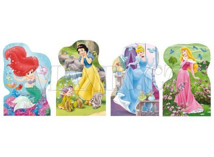 Dino Disney Princess Puzzle Princezny 4x54dílků