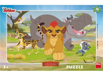 Dino Disney Puzzle deskové Lví hlídka 15 dílků