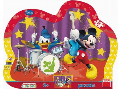 Dino Disney Puzzle deskové Mickeyho kapela 25 dílků