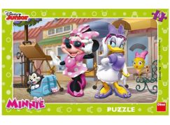 Dino Puzzle deskové Disney Minnie na Montmartru 15 dílků